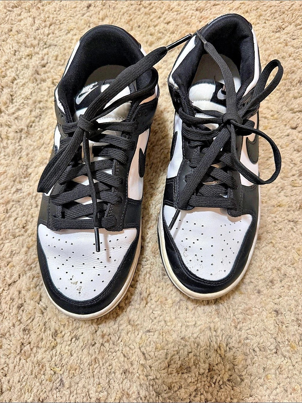 Nike Dunk Low Retro Panda Black & White Sneakers